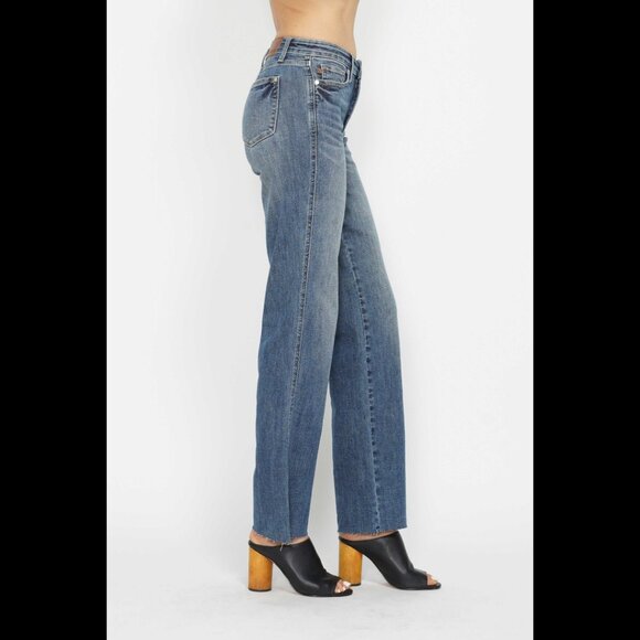 Judy Blue Full Size Tummy Control Straight Jeans - Picture 6 of 6